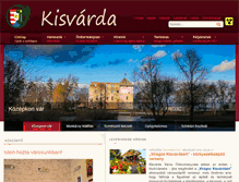 Tablet Screenshot of kisvarda.hu